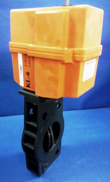 ACTUATED BUTTERFLY VALVE, Lot of 2 GEORG FISCHER / GF-036-PVC-FPM EA-30 20126 located at Provendum exhibition in Laussanne (the photo contains one of the item in stock) ACTUATED BUTTERFLY VALVE, Lot of 2 GEORG FISCHER / GF-036-PVC-FPM EA-30 (20126)