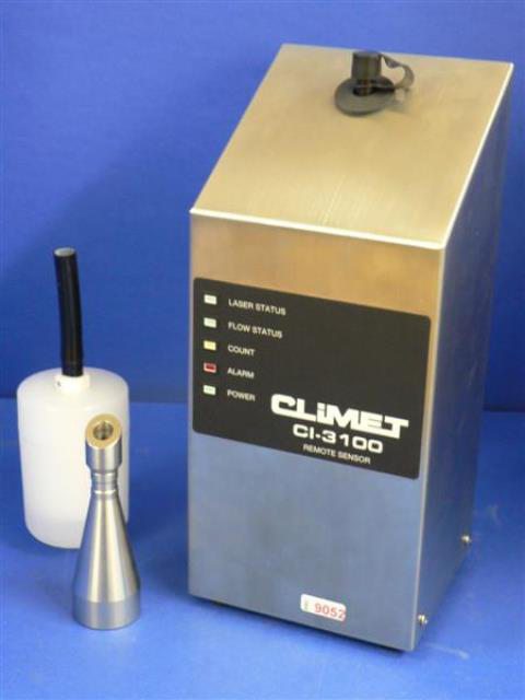 AIRBORNE PARTICLE COUNTER CLIMET / CI 3100 9052 located at Provendum exhibition in Laussanne (the photo contains one of the item in stock) AIRBORNE PARTICLE COUNTER CLIMET / CI 3100 (9052)