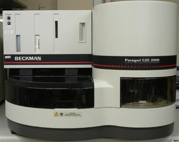 AUTOMATED CAPILLARY ELECTROPHORESIS BECKMAN / PARAGON CZE 2000 (9018) 