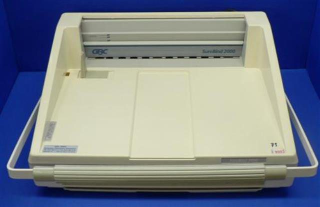 BINDING MACHINE GBC / SUREBIND 2000 8093 located at Provendum exhibition in Laussanne (the photo contains one of the item in stock) BINDING MACHINE GBC / SUREBIND 2000 (8093)