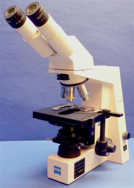 BINOCULAR MICROSCOPE ZEISS / AXIOLAB RE (31509) 