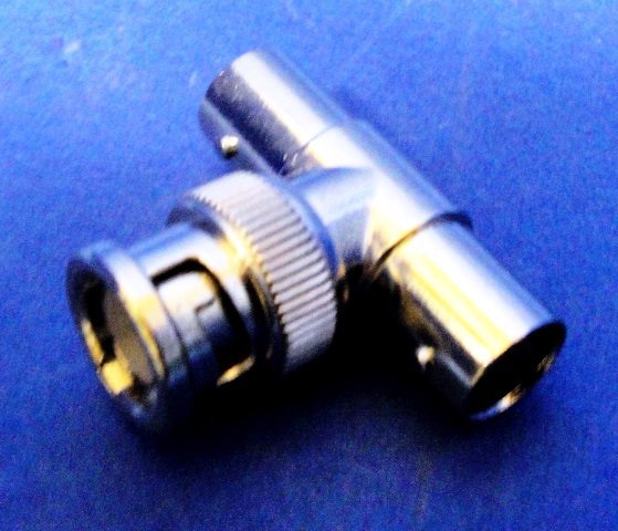 BNC MALE FEMALE FEMALE T ADAPTER, Lot of 25 MX (9906) 