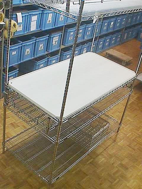 CLEAN ROOM SHELF METRO / SUPER BRECTA SHELF 20101 located at Provendum exhibition in Laussanne (the photo contains one of the item in stock) CLEAN ROOM SHELF METRO / SUPER BRECTA SHELF (20101)