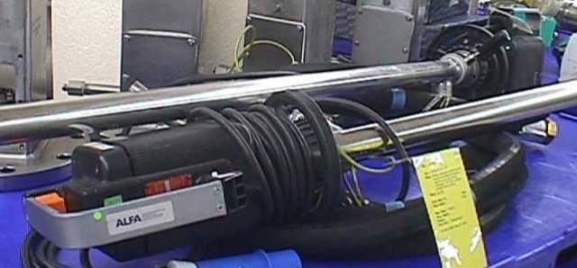 CONTAINER SUCTION PUMP AXFLOW LUTZ / ME II 3-230 EX DE II BT 4 736 located at Provendum exhibition in Laussanne (the photo contains one of the item in stock) CONTAINER SUCTION PUMP AXFLOW LUTZ / ME II 3-230 EX DE II BT 4 (736)