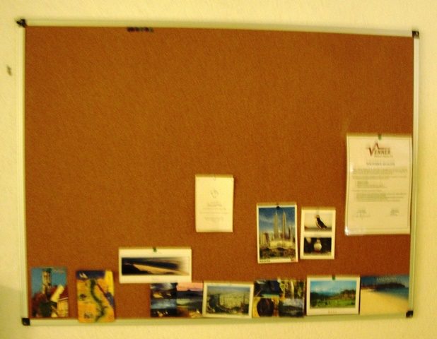CORK BOARD NOBO / ELIPSE 8612 located at Provendum exhibition in Laussanne (the photo contains one of the item in stock) CORK BOARD NOBO / ELIPSE (8612)