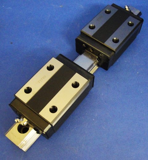 DOUBLE BLOCK RAIL LINEAR GUIDE, Lot of 2 THK / HSR 30 LRM 280LM EXR 3 D27 (71713) 