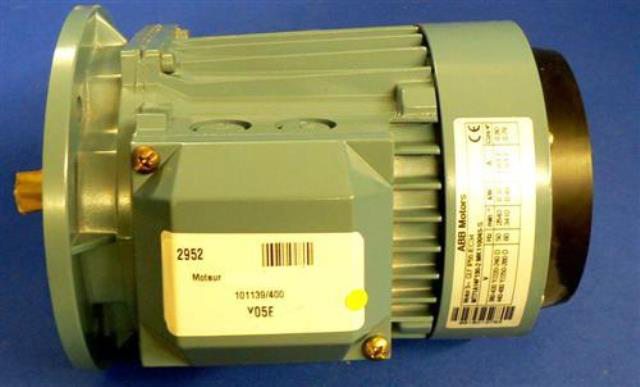 ELECTRIC MOTOR, Lot of 2 ABB MOTORS / MT71A14F130-2 MK110045-S (72952) 