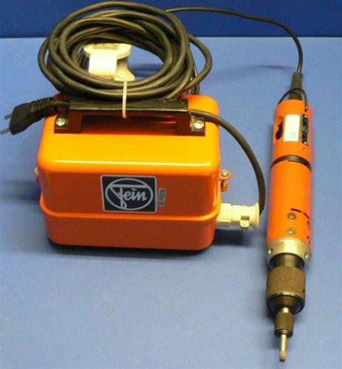 ELECTRIC SCREWER FEIN 1128 located at Provendum exhibition in Laussanne (the photo contains one of the item in stock) ELECTRIC SCREWER FEIN (1128)