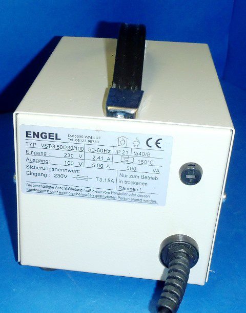 ELECTRICAL TRANSFORMER ENGEL / VSTG 50-230-110 (9095) 