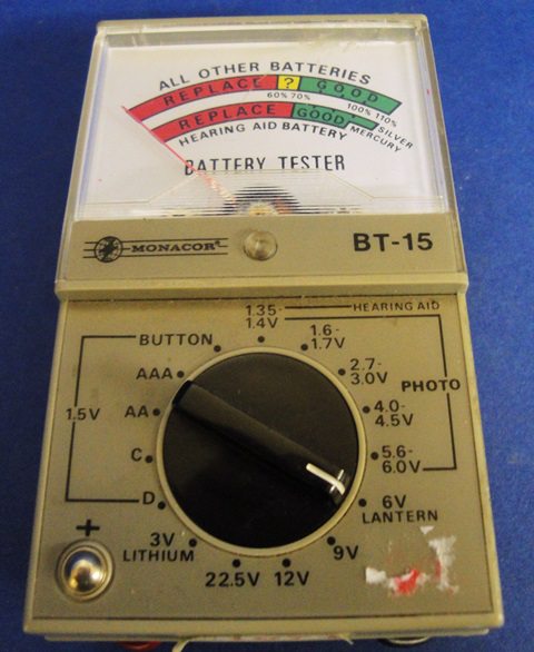 ELECTROSTATIC TESTER MONACOR / BT-15 1071 located at Provendum exhibition in Laussanne (the photo contains one of the item in stock) ELECTROSTATIC TESTER MONACOR / BT-15 (1071)