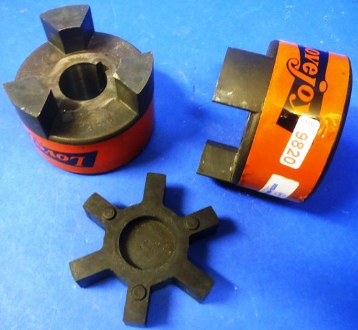 FLEXIBLE SHAFT COUPLING LOVEJOY / MIKI-L-110-28-38 9820 located at Provendum exhibition in Laussanne (the photo contains one of the item in stock) FLEXIBLE SHAFT COUPLING LOVEJOY / MIKI-L-110-28-38 (9820)