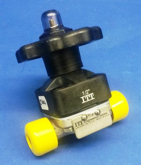MANUAL DIAPHRAGM VALVE ITT / 0.5-C-419-6-R2-963S 25004 located at Provendum exhibition in Laussanne (the photo contains one of the item in stock) MANUAL DIAPHRAGM VALVE ITT / 0.5-C-419-6-R2-963S (25004)