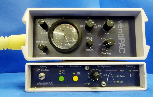 MEDICAL VENTILATOR PNEUPAC / VENTIPAC 2D 9726 located at Provendum exhibition in Laussanne (the photo contains one of the item in stock) MEDICAL VENTILATOR PNEUPAC / VENTIPAC 2D (9726)