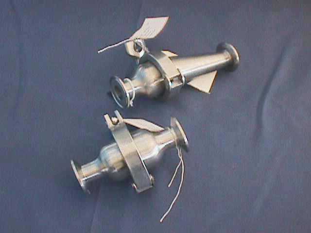 NON-RETURN CHECK VALVE, Lot of 5 ALFA LAVAL / B45HMP-1-316L-SFY-ECC- 70436 located at Provendum exhibition in Laussanne (the photo contains one of the item in stock) NON-RETURN CHECK VALVE, Lot of 5 ALFA LAVAL / B45HMP-1-316L-SFY-ECC- (70436)