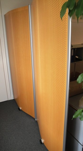 OFFICE SEPARATION WALL WING / WB94 9735 located at Provendum exhibition in Laussanne (the photo contains one of the item in stock) OFFICE SEPARATION WALL WING / WB94 (9735)