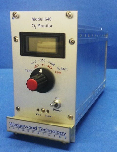 OXYGEN MONITOR TRANSMITTER WEDGEWOOD TECHNOLOGY / 640-O2 70263 located at Provendum exhibition in Laussanne (the photo contains one of the item in stock) OXYGEN MONITOR TRANSMITTER WEDGEWOOD TECHNOLOGY / 640-O2 (70263)