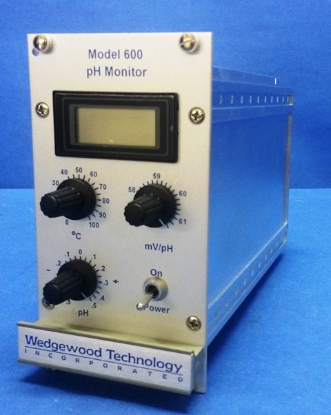 PH MONITOR TRANSMITTER, Lot of 2 WEDGEWOOD TECHNOLOGY / 600-PH (72113) 