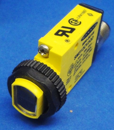 PHOTOELECTRIC PROXIMITY SENSOR, Lot of 6 BANNER / MINI-BEAM SM312CV2QD (73948) 