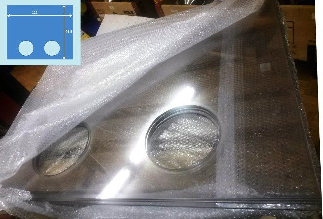 PLEXIGLASS PLATE, Lot of 4 PROVENDUM / CUSTOM 9946 located at Provendum exhibition in Laussanne (the photo contains one of the item in stock) PLEXIGLASS PLATE, Lot of 4 PROVENDUM / CUSTOM (9946)