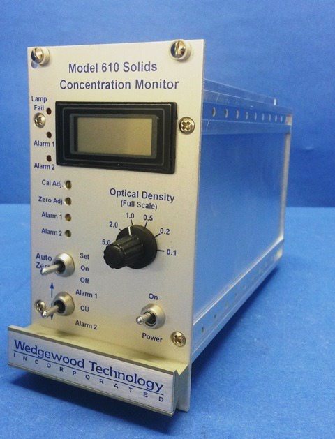 SOLIDS CONCENTRATION MONITOR TRANSMITTER WEDGEWOOD TECHNOLOGY / 610-B-V-AB (70256) 