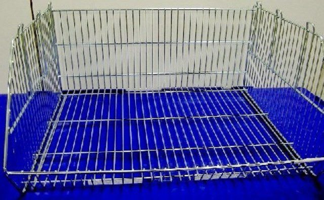 STAINLESS STEEL BASKET, Lot of 6 32406 located at Provendum exhibition in Laussanne (the photo contains one of the item in stock) STAINLESS STEEL BASKET, Lot of 6 (32406)