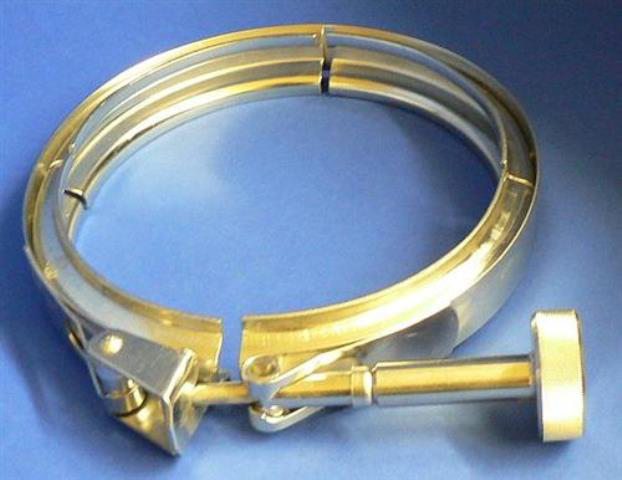 STAINLESS STEEL CLAMP, Lot of 2 PALL / PB51299 70690 located at Provendum exhibition in Laussanne (the photo contains one of the item in stock) STAINLESS STEEL CLAMP, Lot of 2 PALL / PB51299 (70690)
