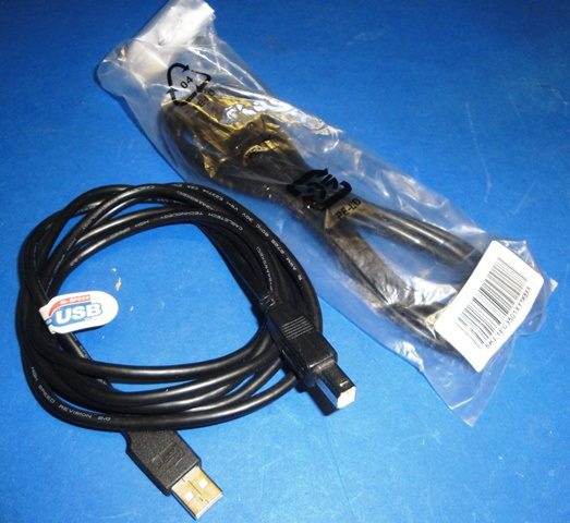 USB 2 A MALE MALE CABLE, Lot of 10 DELL / 5KL1E 9790 located at Provendum exhibition in Laussanne (the photo contains one of the item in stock) USB 2 A MALE MALE CABLE, Lot of 10 DELL / 5KL1E (9790)