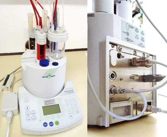 VOLUMETRIC KF TITRATOR METTLER / DL-38 1306 located at Provendum exhibition in Laussanne (the photo contains one of the item in stock) VOLUMETRIC KF TITRATOR METTLER / DL-38 (1306)