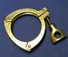 STAINLESS STEEL CLAMP, Lot of 10 TRICLOVER / 13 MHHS 304 2 1-5 (73493)