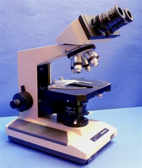 MICROSCOPE BINOCULAIRE OLYMPUS / BH2 31507 en exposition chez Provendum à Lausanne (la photo contient un des exemplaires en stock) MICROSCOPE BINOCULAIRE OLYMPUS / BH2 (31507)